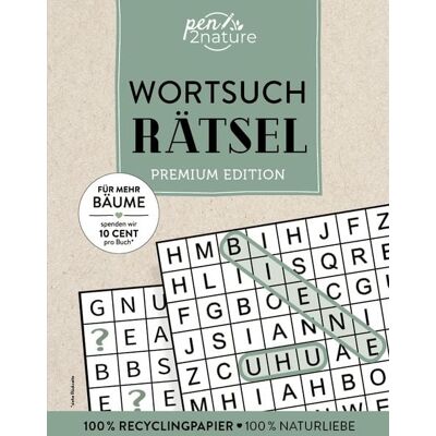 Wortsuchrätsel I Premium Edition I hochwertiger Knobelspaß von Pen2Nature Wortsuchrätsel I Premium Edition I hochwertiger Knobelspaß von Pen2Nature