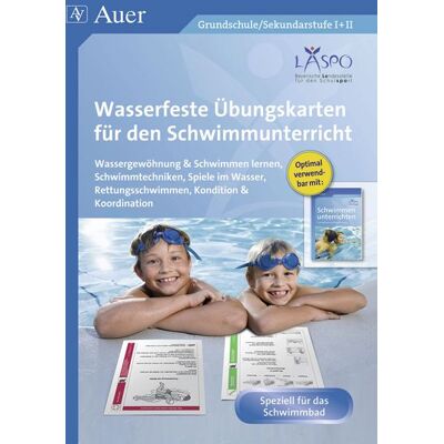 Auer Verlag in der AAP Lehrerwelt GmbH Wasserfeste Übungskarten für den Schwimmunterricht Auer Verlag in der AAP Lehrerwelt GmbH Wasserfeste Übungskarten für den Schwimmunterricht