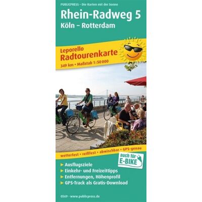 KOMPASS freytag und berndt Rhein-Radweg 5 Köln - Rotterdam Radwanderkarte 1 : 50 000 KOMPASS freytag und berndt Rhein-Radweg 5 Köln - Rotterdam Radwanderkarte 1 : 50 000