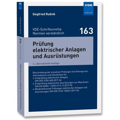 Vde Verlag Prüfung elektrischer Anlagen und Ausrüstungen Vde Verlag Prüfung elektrischer Anlagen und Ausrüstungen