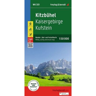 KOMPASS freytag und berndt Freytag & berndt Wanderkarte WK 301 Kitzbühel, Kaisergebirge - Kufstein 1:50.000 KOMPASS freytag und berndt Freytag & berndt Wanderkarte WK 301 Kitzbühel, Kaisergebirge - Kufstein 1:50.000