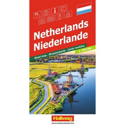 Hallwag Strassenkarte Niederlande 1:200.000 Hallwag Strassenkarte Niederlande 1:200.000