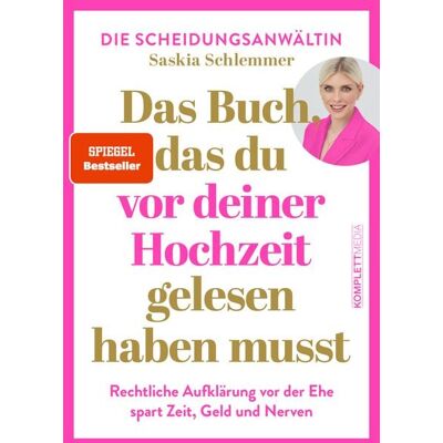 Scholo Verlag Das Buch, das du vor deiner Hochzeit gelesen haben musst (SPIEGEL-Bestseller) Scholo Verlag Das Buch, das du vor deiner Hochzeit gelesen haben musst (SPIEGEL-Bestseller)