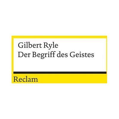Reclam, Philipp Der Begriff des Geistes Reclam, Philipp Der Begriff des Geistes