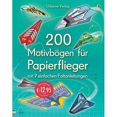 Usborne 200 Motivbögen für Papierflieger Usborne 200 Motivbögen für Papierflieger