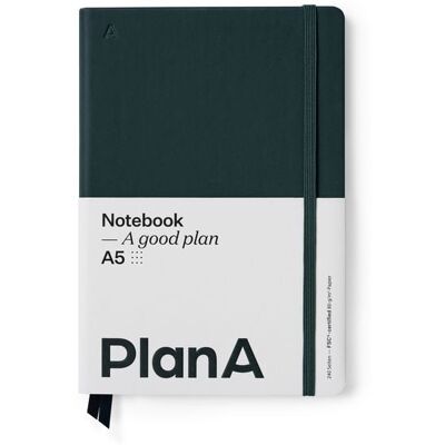 Thalia Notizbuch A5 Hardcover Punktiert Moss Green Thalia Notizbuch A5 Hardcover Punktiert Moss Green