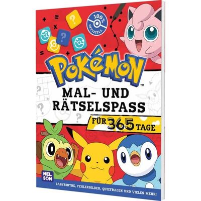 Nelson Pokémon Activity-Buch: Mal- und Rätselspaß für 365 Tage Nelson Pokémon Activity-Buch: Mal- und Rätselspaß für 365 Tage