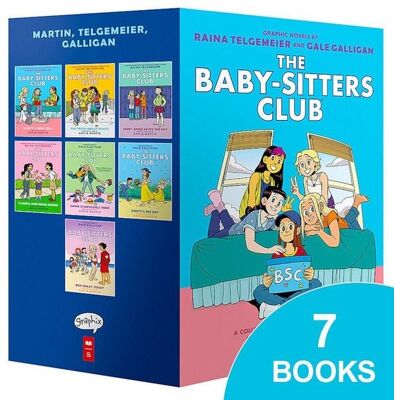 Scholastic The Baby-Sitters Club #1-7 Graphic Novel Box Set Scholastic The Baby-Sitters Club #1-7 Graphic Novel Box Set