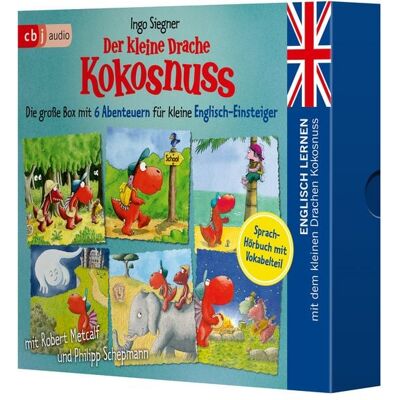 Cbj audio Englisch lernen mit dem kleinen Drachen Kokosnuss – Die große Box mit 6 Abenteuern für kleine Englisch-Einsteiger Cbj audio Englisch lernen mit dem kleinen Drachen Kokosnuss – Die große Box mit 6 Abenteuern für kleine Englisch-Einsteiger