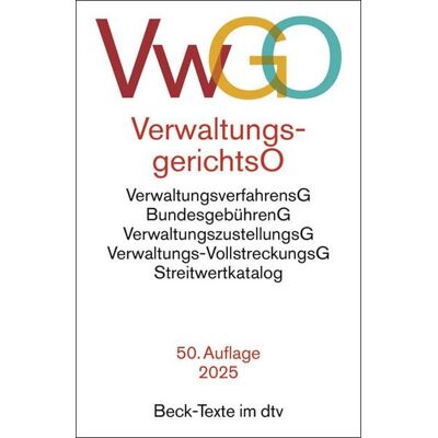 dtv Verwaltungsgerichtsordnung, Verwaltungsverfahrensgesetz dtv Verwaltungsgerichtsordnung, Verwaltungsverfahrensgesetz