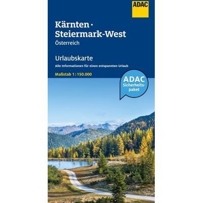 Mairdumont ADAC Urlaubskarte Österreich 04 Kärnten, Steiermark-West 1:150.000 Mairdumont ADAC Urlaubskarte Österreich 04 Kärnten, Steiermark-West 1:150.000