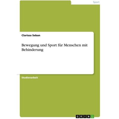 GRIN Bewegung und Sport für Menschen mit Behinderung GRIN Bewegung und Sport für Menschen mit Behinderung
