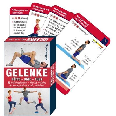 Steffen Verlag Trainingskarten Gelenke: Hüfte – Knie – Fuß Steffen Verlag Trainingskarten Gelenke: Hüfte – Knie – Fuß