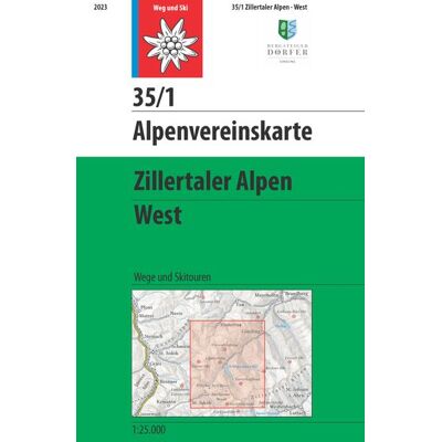 Deutscher Alpenverein Zillertaler Alpen, West Deutscher Alpenverein Zillertaler Alpen, West