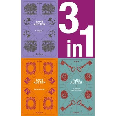 Reclam Verlag Jane Austen: Drei Romane in einem E-Book (3-in-1-Bundle). Mansfield Park, Kloster Northanger, Überredung Reclam Verlag Jane Austen: Drei Romane in einem E-Book (3-in-1-Bundle). Mansfield Park, Kloster Northanger, Überredung