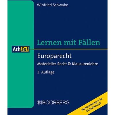 Richard Boorberg Verlag Europarecht Richard Boorberg Verlag Europarecht