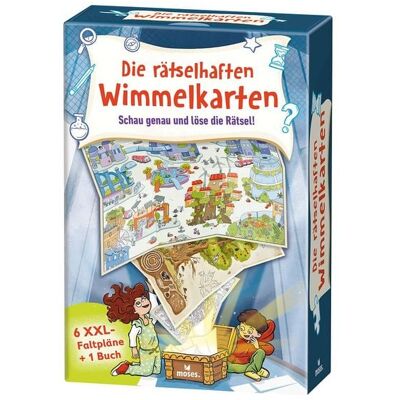 Moses verlag Die rätselhaften Wimmelkarten - Schau genau und löse die Rätsel! Moses verlag Die rätselhaften Wimmelkarten - Schau genau und löse die Rätsel!