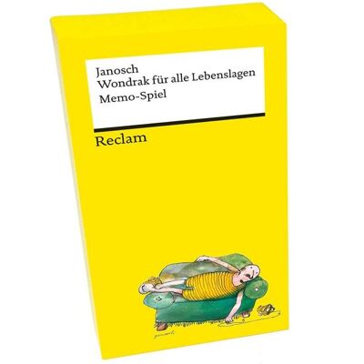 Reclam Philipp Jun. Janosch: »Wondrak für alle Lebenslagen«. Memo-Spiel Reclam Philipp Jun. Janosch: »Wondrak für alle Lebenslagen«. Memo-Spiel