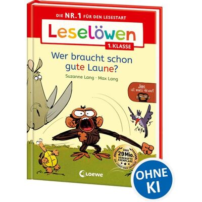 Loewe Leselöwen 1. Klasse - Jim ist mies drauf - Wer braucht schon gute Laune? Loewe Leselöwen 1. Klasse - Jim ist mies drauf - Wer braucht schon gute Laune?