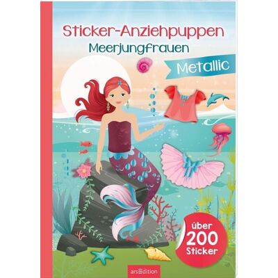 arsedition Sticker-Anziehpuppen Metallic – Meerjungfrauen arsedition Sticker-Anziehpuppen Metallic – Meerjungfrauen