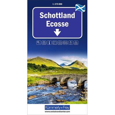 Kümmerly+Frey Regional-Strassenkarte Schottland 1:275.000 Kümmerly+Frey Regional-Strassenkarte Schottland 1:275.000
