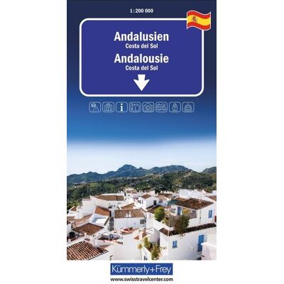 Kümmerly+Frey Regional-Strassenkarte Andalusien 1:200.000 Kümmerly+Frey Regional-Strassenkarte Andalusien 1:200.000