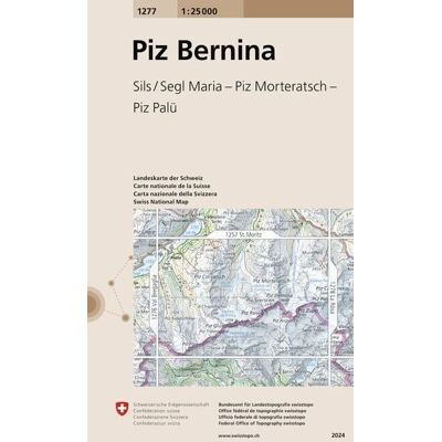 Swisstopo 1277 Piz Bernina Swisstopo 1277 Piz Bernina