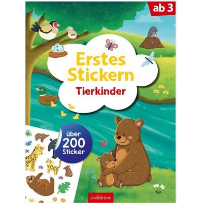 arsedition Erstes Stickern – Tierkinder arsedition Erstes Stickern – Tierkinder