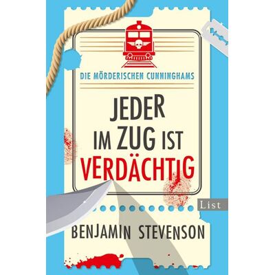 List Hardcover Die mörderischen Cunninghams. Jeder im Zug ist verdächtig List Hardcover Die mörderischen Cunninghams. Jeder im Zug ist verdächtig