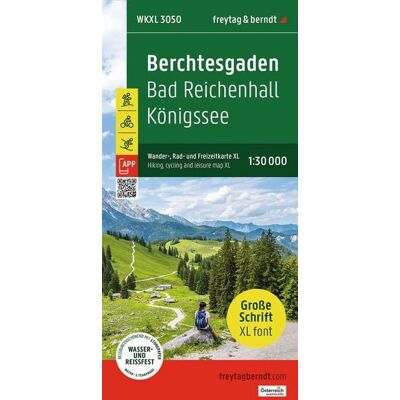 KOMPASS freytag und berndt freytag & berndt Wanderkarte WKXL 3050 Berchtesgaden XL, Bad Reichenhall - Königssee 1:30.000 KOMPASS freytag und berndt freytag & berndt Wanderkarte WKXL 3050 Berchtesgaden XL, Bad Reichenhall - Königssee 1:30.000