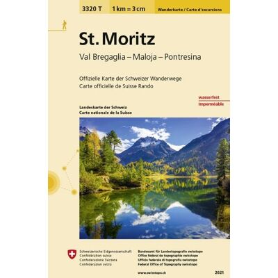 Swisstopo 1 : 33 333 St. Moritz Swisstopo 1 : 33 333 St. Moritz