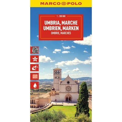 MairDuMont MARCO POLO Reisekarte Italien 08 Umbrien, Marken 1:200.000 MairDuMont MARCO POLO Reisekarte Italien 08 Umbrien, Marken 1:200.000