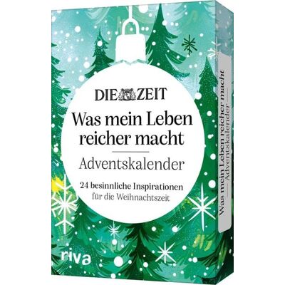 Riva DIE ZEIT »Was mein Leben reicher macht« – Adventskalender Riva DIE ZEIT »Was mein Leben reicher macht« – Adventskalender
