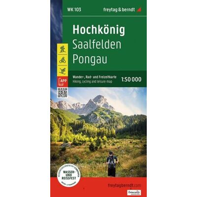 KOMPASS freytag und berndt freytag & berndt Wanderkarte WK 103 Hochkönig, Saalfelden - Pongau 1:50.000 KOMPASS freytag und berndt freytag & berndt Wanderkarte WK 103 Hochkönig, Saalfelden - Pongau 1:50.000