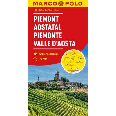 MairDuMont MARCO POLO Regionalkarte Italien 01 Piemont, Aostatal 1:200.000 MairDuMont MARCO POLO Regionalkarte Italien 01 Piemont, Aostatal 1:200.000