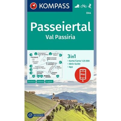 Kompass-Karten KOMPASS Wanderkarte 044 Passeiertal / Val Passiria 1:25.000 Kompass-Karten KOMPASS Wanderkarte 044 Passeiertal / Val Passiria 1:25.000