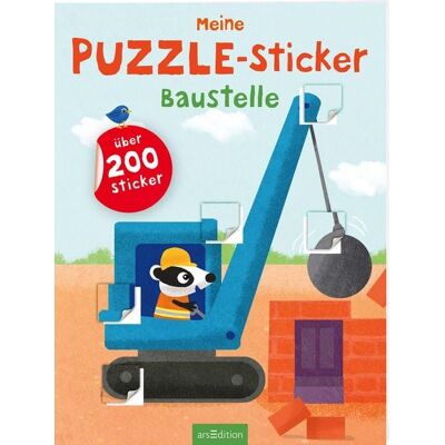 arsedition Meine Puzzle-Sticker – Baustelle arsedition Meine Puzzle-Sticker – Baustelle