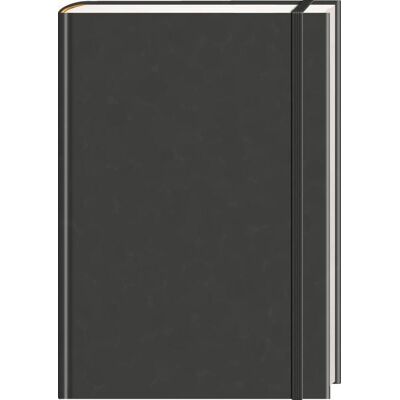 Anaconda Notizbuch/Notebook/Blank Book, punktiert, textiles Gummiband, schwarz, Hardcover (A5), 120g/m² Papier Anaconda Notizbuch/Notebook/Blank Book, punktiert, textiles Gummiband, schwarz, Hardcover (A5), 120g/m² Papier