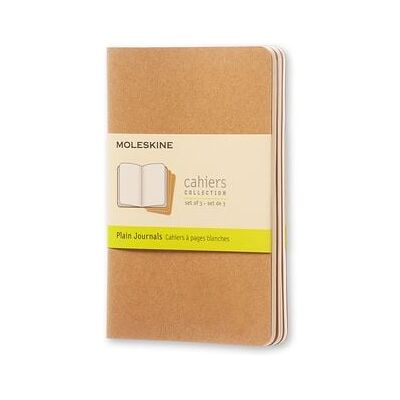 Moleskine Cahier pocket blanko packpapierbraun DIN A6. 3er Pack Moleskine Cahier pocket blanko packpapierbraun DIN A6. 3er Pack
