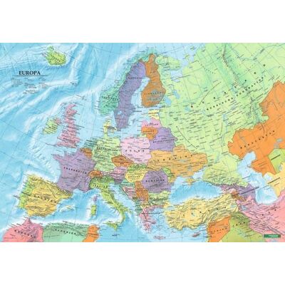 KOMPASS freytag und berndt Europa politisch, Poster 1:6 000 000 Plano in Rolle KOMPASS freytag und berndt Europa politisch, Poster 1:6 000 000 Plano in Rolle