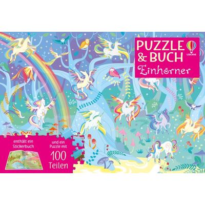 Usborne Publishing Puzzle & Buch: Einhörner Usborne Publishing Puzzle & Buch: Einhörner