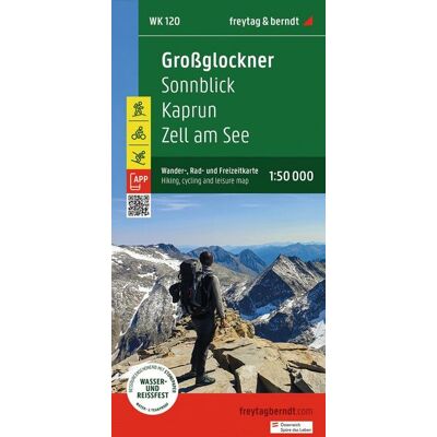 KOMPASS freytag und berndt Freytag & berndt Wanderkarte WK 120 Großglockner, Sonnblick - Kaprun - Zell am See 1:50.000 KOMPASS freytag und berndt Freytag & berndt Wanderkarte WK 120 Großglockner, Sonnblick - Kaprun - Zell am See 1:50.000
