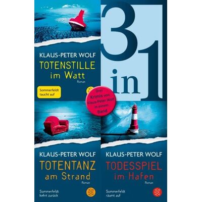 Fischer E-Books Totenstille im Watt / Totentanz am Strand / Todesspiel im Hafen - Drei Ostfriesenkrimis in einem Band Fischer E-Books Totenstille im Watt / Totentanz am Strand / Todesspiel im Hafen - Drei Ostfriesenkrimis in einem Band