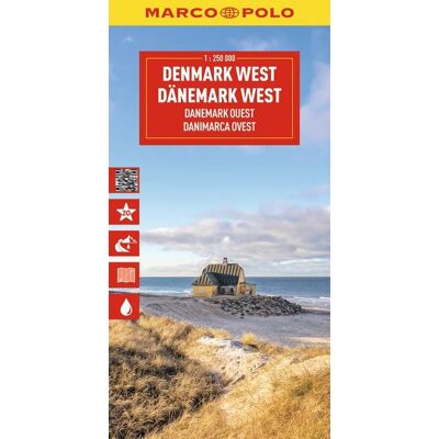 MairDuMont MARCO POLO Reisekarte Dänemark West 1:225.000 MairDuMont MARCO POLO Reisekarte Dänemark West 1:225.000