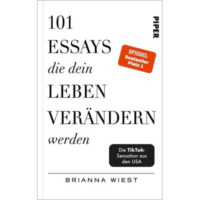 Piper 101 Essays, die dein Leben verändern werden Piper 101 Essays, die dein Leben verändern werden