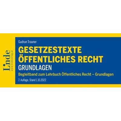 Linde Gesetzestexte Öffentliches Recht - Grundlagen Linde Gesetzestexte Öffentliches Recht - Grundlagen
