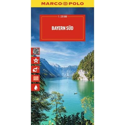 MairDuMont MARCO POLO Reisekarte Deutschland 13 Bayern Süd 1:225.000 MairDuMont MARCO POLO Reisekarte Deutschland 13 Bayern Süd 1:225.000