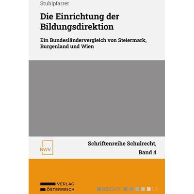 Verlag Österreich Die Einrichtung der Bildungsdirektion Verlag Österreich Die Einrichtung der Bildungsdirektion