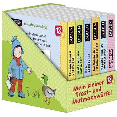 FISCHER Sauerländer Duden Duden 18+: Mein kleiner Trost-und-Mutmach-Würfel FISCHER Sauerländer Duden Duden 18+: Mein kleiner Trost-und-Mutmach-Würfel
