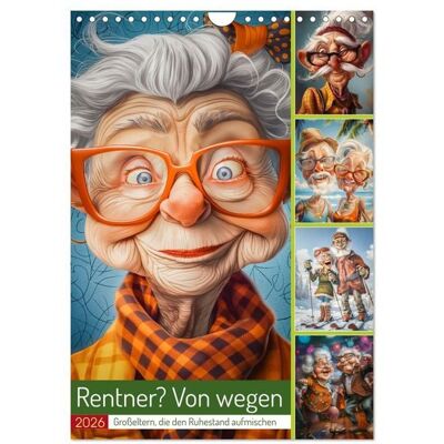 Rentner? Von wegen (Wandkalender 2026 DIN A4 hoch), CALVENDO Monatskalender Rentner? Von wegen (Wandkalender 2026 DIN A4 hoch), CALVENDO Monatskalender